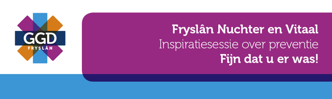 Bedankt banner van Fryslân Nuchter en Vitaal inspiratiesessie over preventie